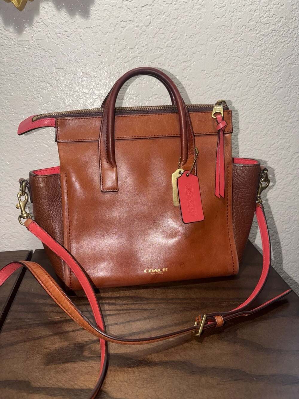 Coach Legacy Tanner Tote 28042 Leather Satchel